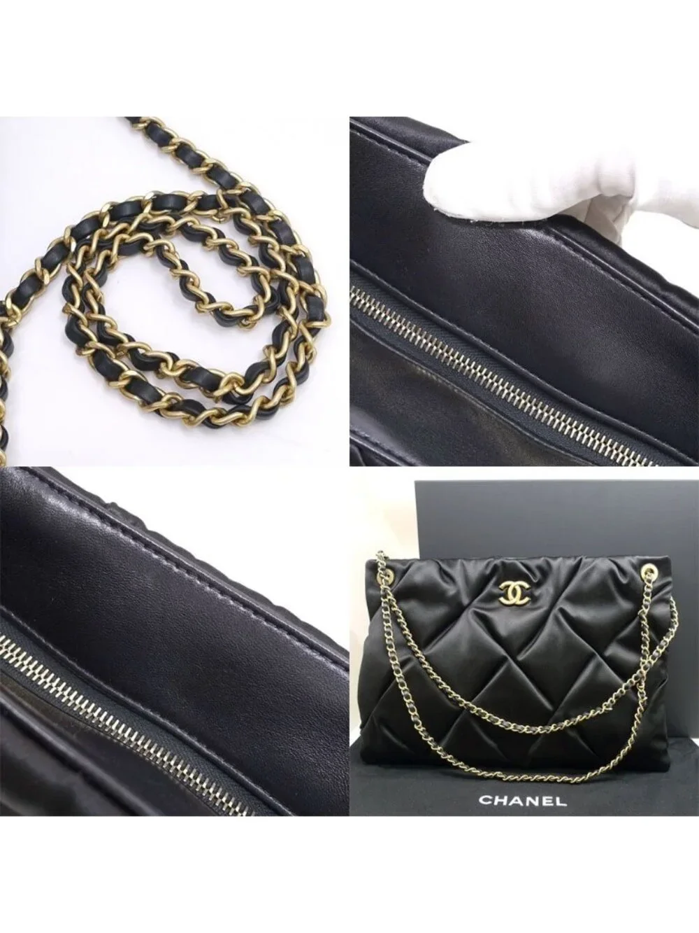 Chanel bag outside